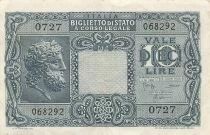Italia 10 Lire - Giove - 1944 - P.32