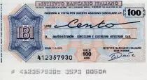 Italia 100 Lire Istituto Bancario Italiano - 1976 - Roma - Neuf