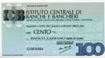 Italia 100 Lire Istituto Centrale di Banche E Banchieri - 1977 - Milano - Banco Lariano - UNC