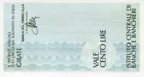 Italia 100 Lire Istituto Centrale di Banche E Banchieri - 1977 - Milano - UNC