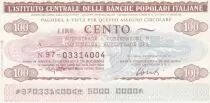 Italia 100 Lire Istituto Generale delle Banche Popolari Italiane - 1977 - UNC - Spa