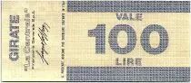 Italia 100 Lires Banco Ambrosiano - 06-04-1977 - La Centrale - UNC