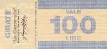 Italia 100 Lires Banco Ambrosiano - 16-12-1976 - UNC
