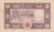 Italia 1000 Lire -  Ornate border - 1946 - Serial W 1537 - F - P.72c