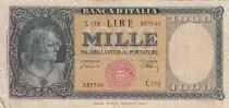 Italia 1000 Lire Italia - 1948 - F to VF - Serial L.179 - P.88a
