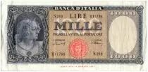 Italia 1000 Lire Italy decorated with pearls