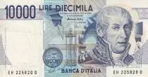 Italia 10000 Lire - A. Volta - 1984 - Serial EH - P.112b
