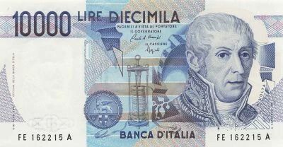 Italia 10000 Lire - Alessandro Volta - 1984 - P.112