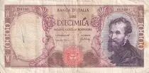 Italia 10000 Lire - Michelangelo - 20-05-1966 - Serial D - P.97c