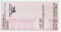 Italia 150 Lire Istituto Centrale di Banche E Banchieri - 1977 - Milano - UNC