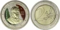 Italia 2 Euros - Cavour - Colorised - 2010