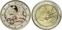 Italia 2 Euros - Human Rights - Colorised - 2008