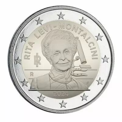 Italia 2 Euros Comm�mo. UNC 2024 - Rita Levi-Montalcini
