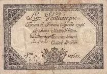 Italia 25 Lire Regie Finanze Torino - Sardinia  - 01-04-1796