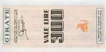 Italia 300 Lire Banco di Chiavari e della Riviera Ligure - 1977 - Genova - UNC