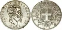 Italia 5 Lire, Victor Emmanuel II - Arms - 1865 T BN