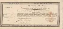 Italia 50 Ducati - Tesoro Reale - 30-01-1812 - Serial F - Canceled