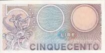 Italia 500 Lire - Mercury - 1976 - Serial V.20 - P.95