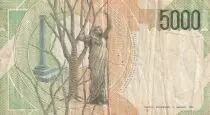 Italia 5000 Lire - V Bellini - 1985 - Serial FB - P.111b