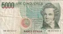 Italia 5000 Lire - V Bellini - 1985 - Serial HB - P.111b