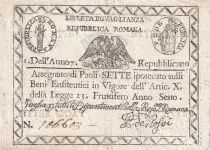 Italia 7 Paoli Repubblica Romana - 1798