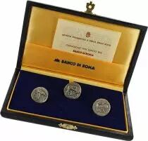 Italia Banco di Roma - 3 Denarius Gaio Memmio - Gneo Calpurnio - Lucio Marcio Filippo - Silver - 1984