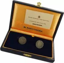Italia Banco di Roma - Byzantine Empire Solidus - Republic of Venice Ducat - 1990 - silver