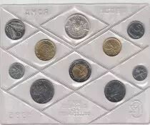 Italia Set of 10 coins - 1985 in official folder