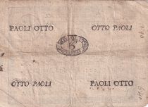 Italian States 8 Paoli - Assegnato - Roman republic - 1798 - P.S538