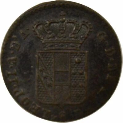 Italian States Tuscany, Leopold II - Quattrino - 1841 Firenze