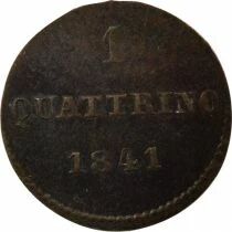 Italian States Tuscany, Leopold II - Quattrino - 1841 Firenze