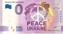 Italie 0 Euro Souvenir 2022 - Paix en Ukraine
