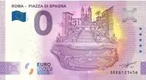 Italie 0 Euro Souvenir 2022 - Place d\'Espagne - Rome