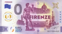 Italie 0 Euro Souvenir 2025 - Florence - Anniversary 10 ans