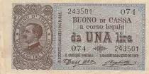 Italie 1 Lire - Vittorio Emanuele III - 1914