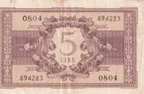 Italie 10 Lire - Femme casqu&eacute;e - 1944 - P.31c
