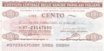 Italie 100 Lire Istituto Generale delle Banche Popolari Italiane - 1977 - Neuf - Avelino