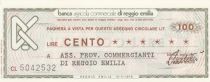 Italie 100 Lires Banca Agricola Commerciale di Reggio Emilia - 1976 - Neuf