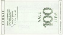 Italie 100 Lires Credito Varesino - Vert - 1976 - Neuf