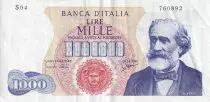 Italie 1000 Lire  - G. Verdi - 1962 - S&eacute;rie S 04 - TTB - P.96a