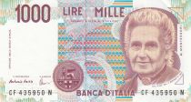 Italie 1000 Lire - M. Montessori - Étudiants - 1990 - Série CF