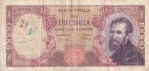 Italie 10000 Lire - Michelangelo - 20-05-1966 - Série M - P.97c