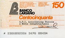 Italie 150 Lire Banco Lariano - 1977 - Lecco - Neuf