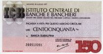 Italie 150 Lire Istituto Centrale di Banche E Banchieri - 1977 - Milano - Neuf