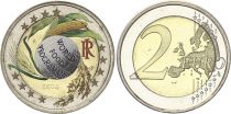 Italie 2 Euros - Programme alimentaire mondial - Colorisée - 2004