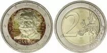 Italie 2 Euros - Verdi - Coloris&eacute;e - 2013