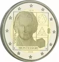 Italie 2 Euros BE Comm&eacute;mo. ITALIE 2020 - 150 ans de Maria Montessori
