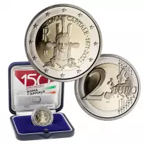 Italie 2 Euros Comm&eacute;mo. BE ITALIE 2021 - 150 ans de Rome Capitale de l\'Italie