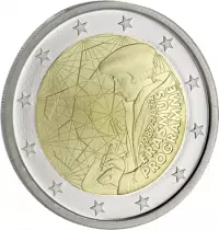Italie 2 Euros Commémo. BE ITALIE 2022 - 35 ans du Programme ERASMUS