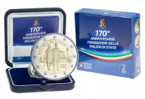 Italie 2 Euros Comm&eacute;mo. BE ITALIE 2022 - Police Nationale italienne